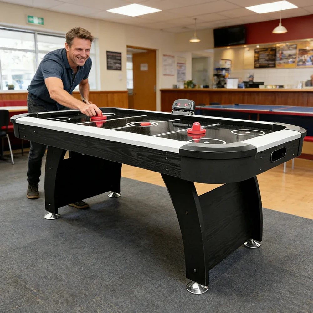 AIRMAX AH13 6FT Air Hockey Table Black - Image 6