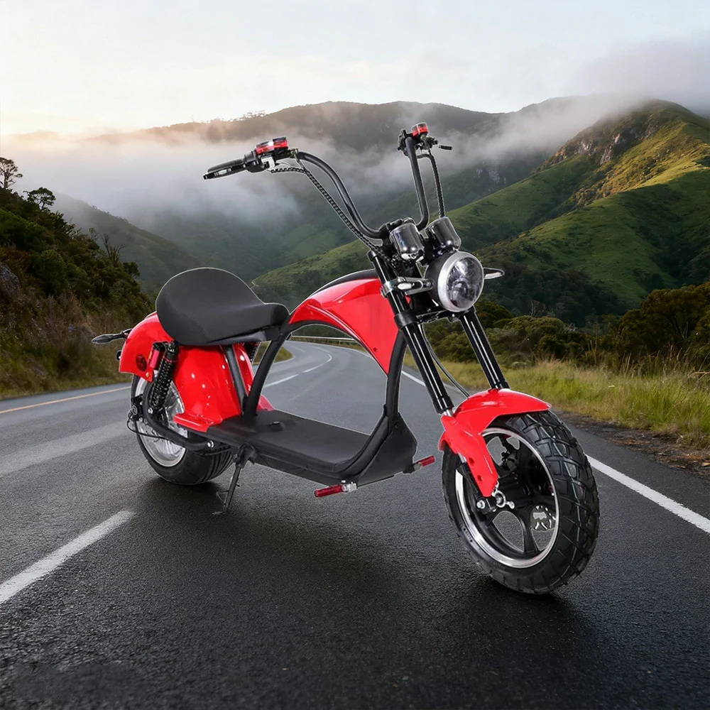 AKEZ Harley Harley Electric Bike 60V 1500/2000W Brushless Motor, Removable Lithium Battery, Dual Suspension, 12-inch Tyres Cruise at 25km/h - Unlock More Power (Details Inside)* - Image 4