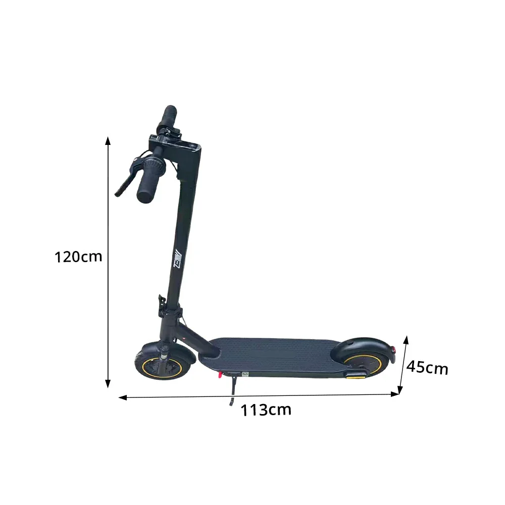 AKEZ Electric Scooter Front Suspension 1000W Motor Long Range Commuter E-Scooter with 10 Inch Tyres - Black - Image 8