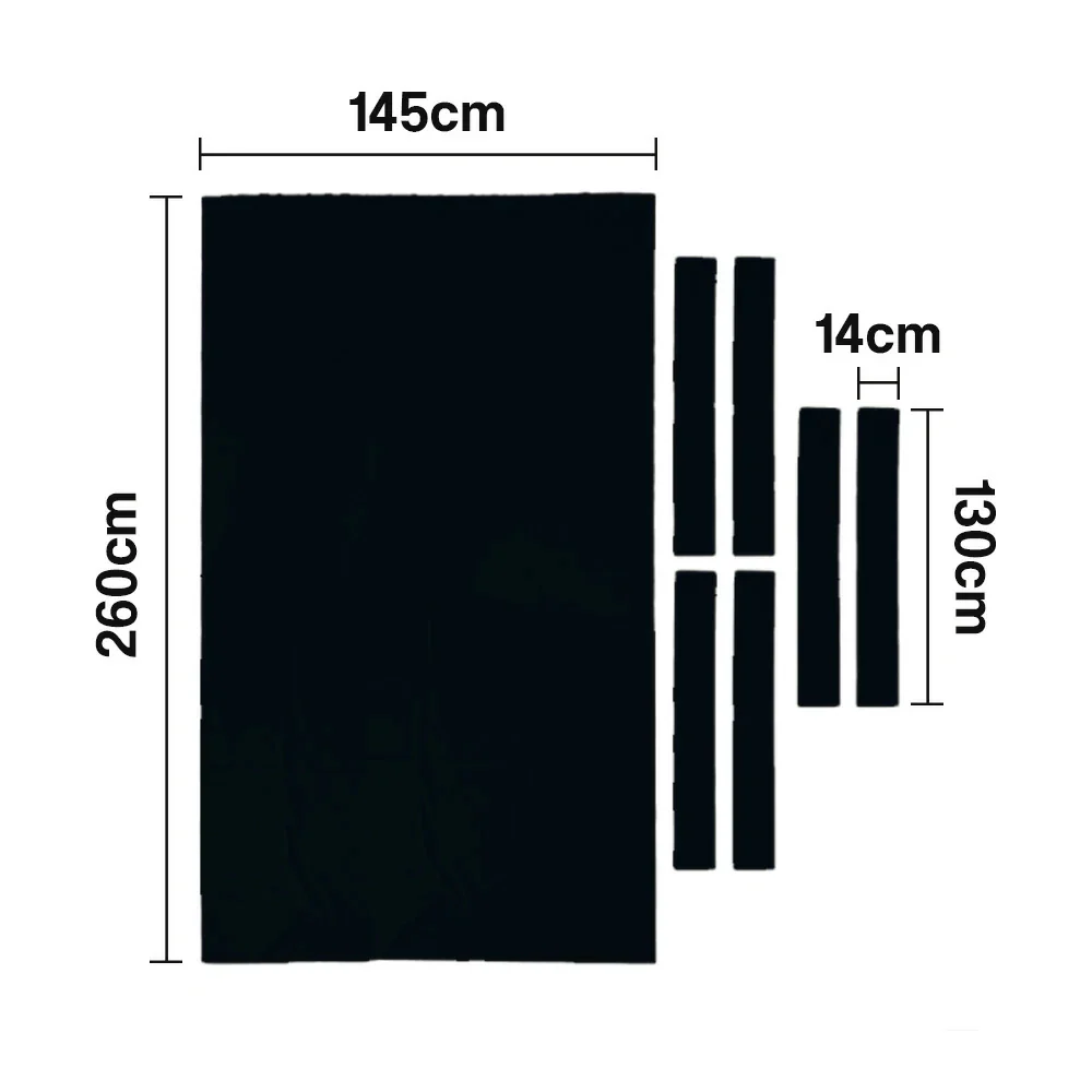ARIX 7/8/9FT Billiard Table Cloth - High-Density Wool Blend, Anti-Pilling Durable Fabric for Smooth & Accurate Play - Black - Image 7