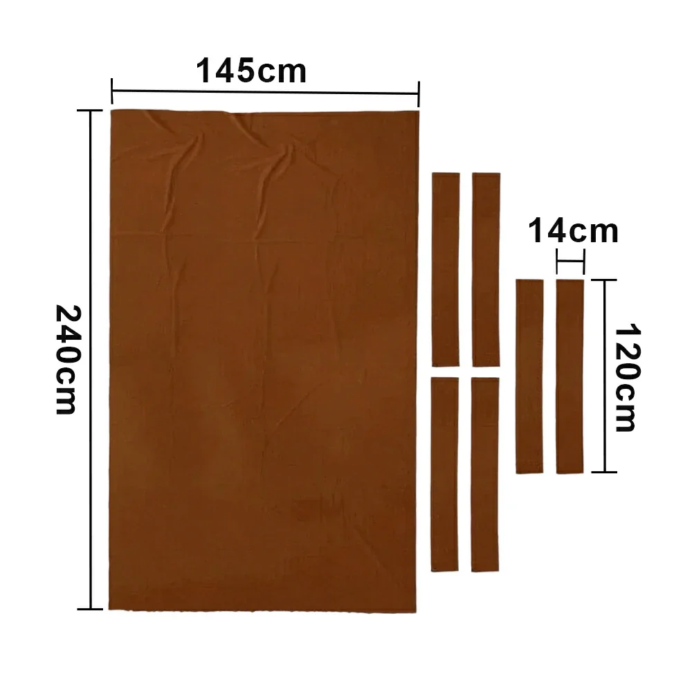 ARIX 7/8/9FT Billiard Table Cloth - High-Density Wool Blend, Anti-Pilling Durable Fabric for Smooth & Accurate Play - Coffee Brown - Image 6