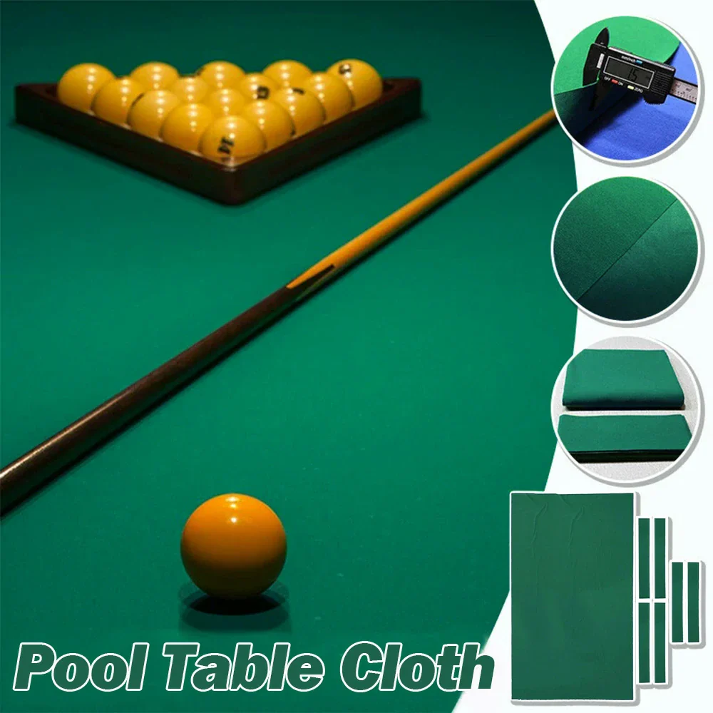 ARIX 7/8/9FT Billiard Table Cloth - High-Density Wool Blend, Anti-Pilling Durable Fabric for Smooth & Accurate Play - Emerald Green - Image 3