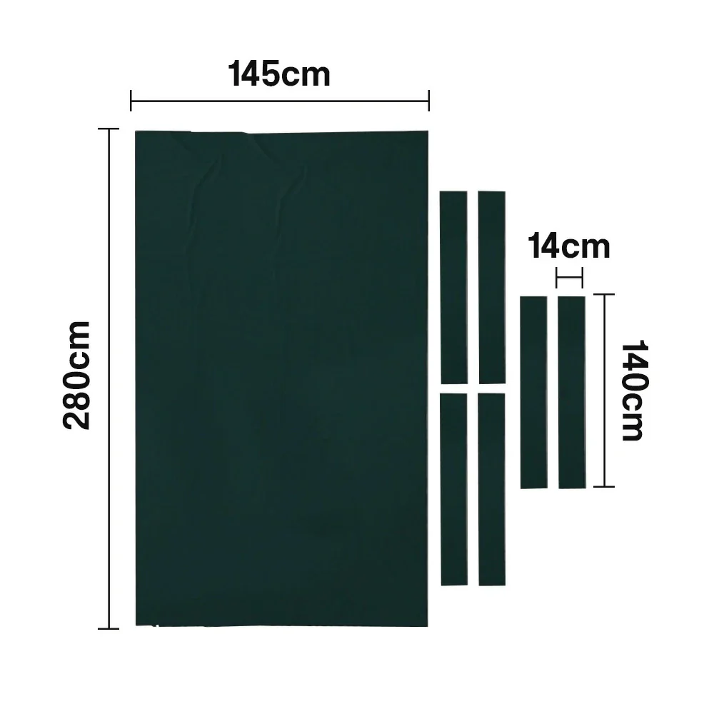 ARIX 7/8/9FT Billiard Table Cloth - High-Density Wool Blend, Anti-Pilling Durable Fabric for Smooth & Accurate Play - Forest Green - Image 8