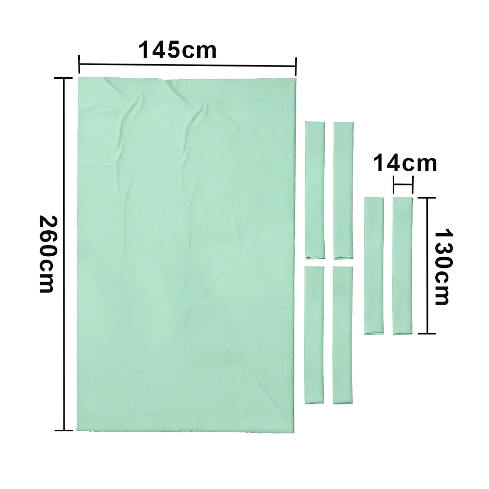 ARIX 7/8/9FT Billiard Table Cloth - High-Density Wool Blend, Anti-Pilling Durable Fabric for Smooth & Accurate Play - Light Mint - Image 7