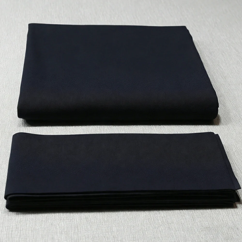 ARIX 7/8/9FT Billiard Table Cloth - High-Density Wool Blend, Anti-Pilling Durable Fabric for Smooth & Accurate Play - Matte Black - Image 2