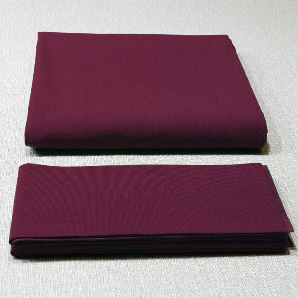 ARIX 7/8/9FT Billiard Table Cloth - High-Density Wool Blend, Anti-Pilling Durable Fabric for Smooth & Accurate Play - Maroon - Image 2