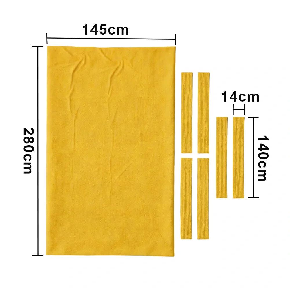 ARIX 7/8/9FT Billiard Table Cloth - High-Density Wool Blend, Anti-Pilling Durable Fabric for Smooth & Accurate Play - Mustard Gold - Image 8