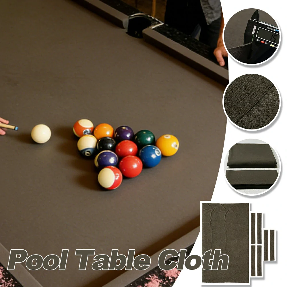 ARIX 7/8/9FT Billiard Table Cloth - High-Density Wool Blend, Anti-Pilling Durable Fabric for Smooth & Accurate Play - Dark Olive - Image 3