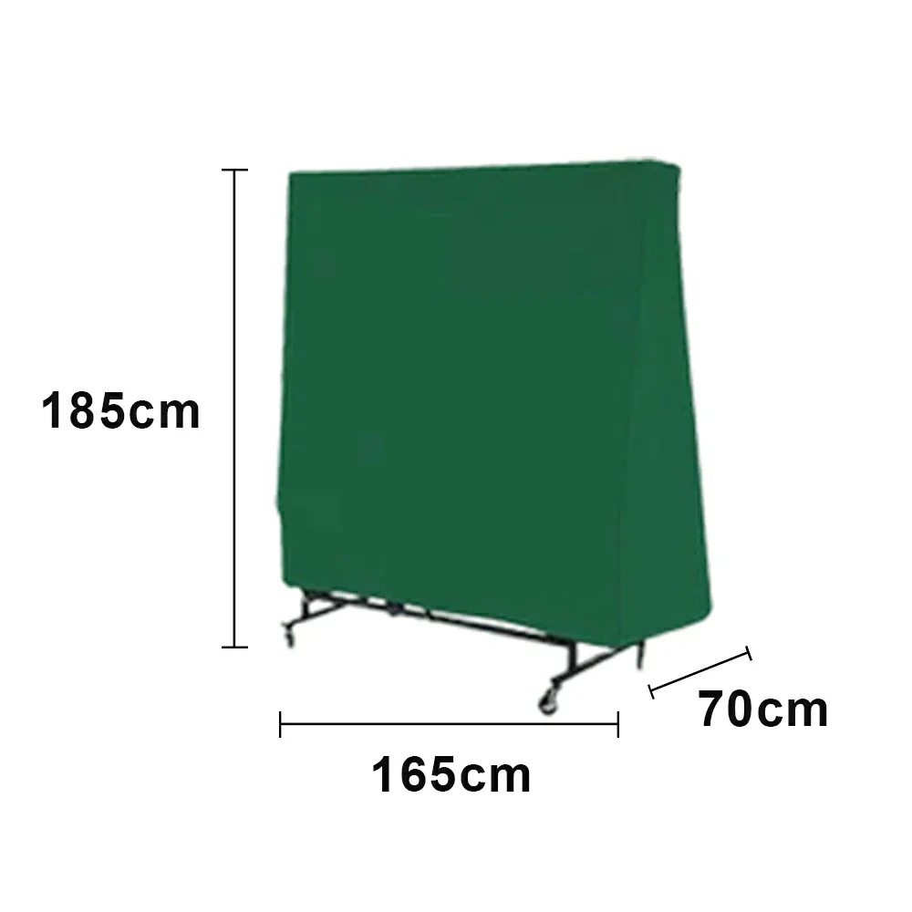 ARIX Foldable Ping Pong Table Cover - Heavy-Duty Waterproof & Dustproof Protection for Indoor & Outdoor Table Tennis Tables - Green - Image 5