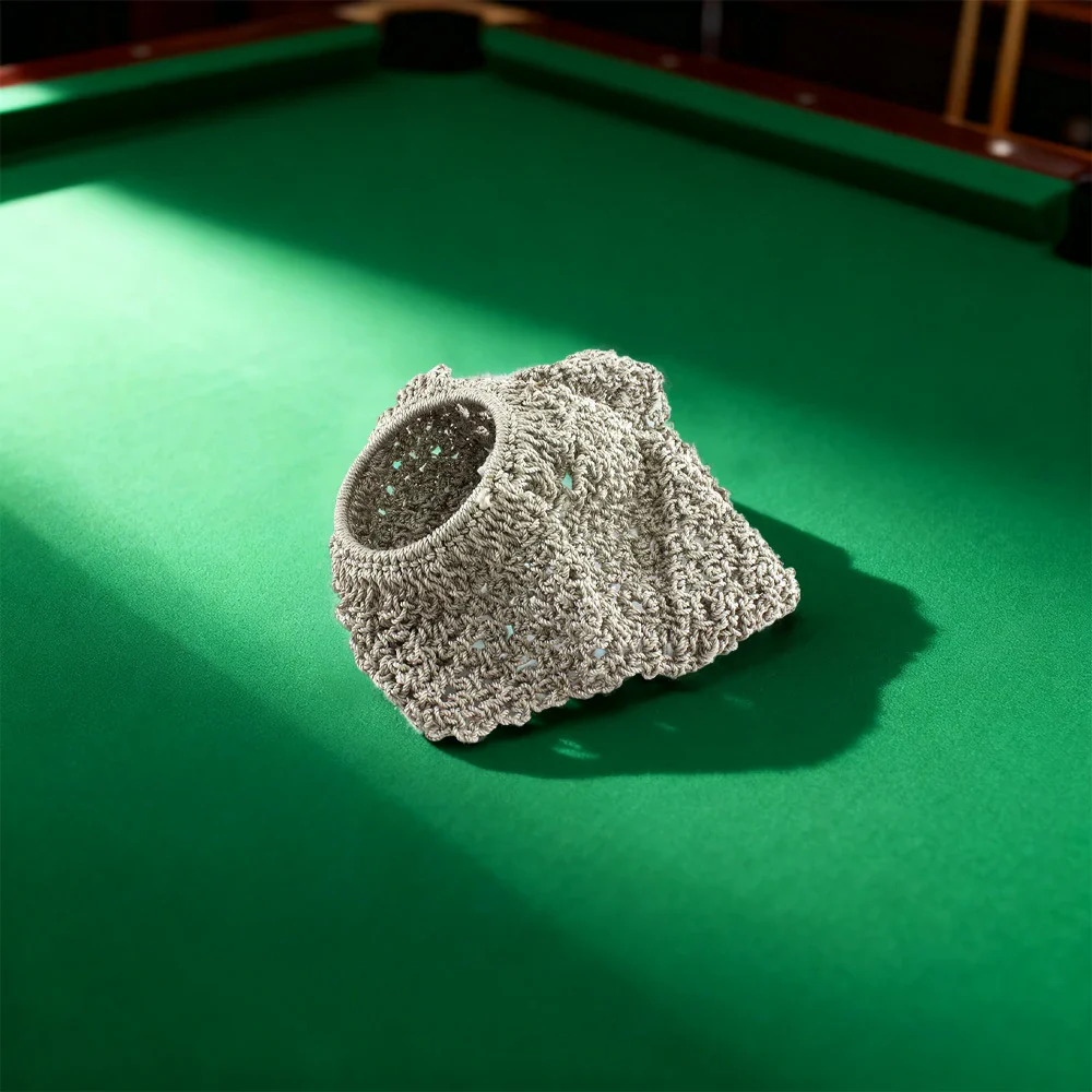 ARIX Empire-Style Billiard Rail Nets 6-Pack, Durable Replacement Pockets - Silver - Image 2