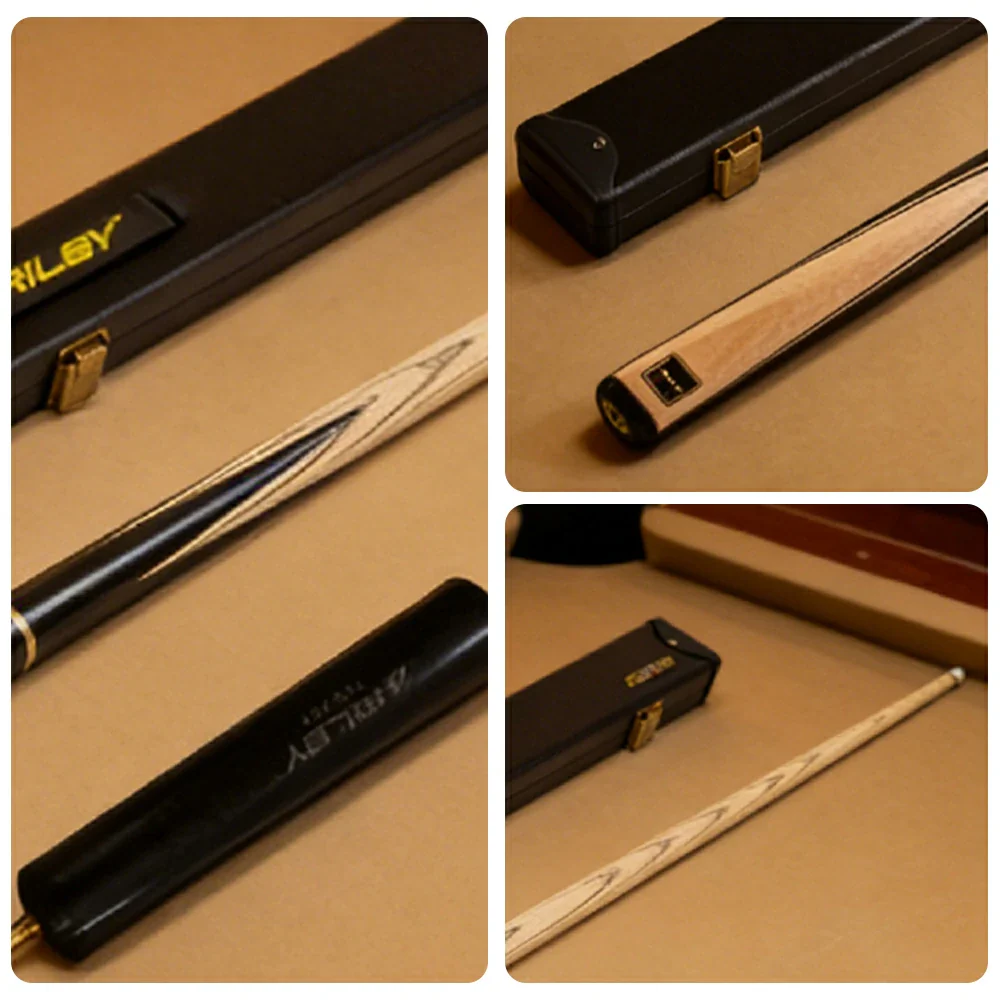 RILEY One-Piece Pool Cue - Precision Control & Low Deflection, Ash Wood Shaft & Maple Butt, 9.5mm Pro Leather Tip - Image 3