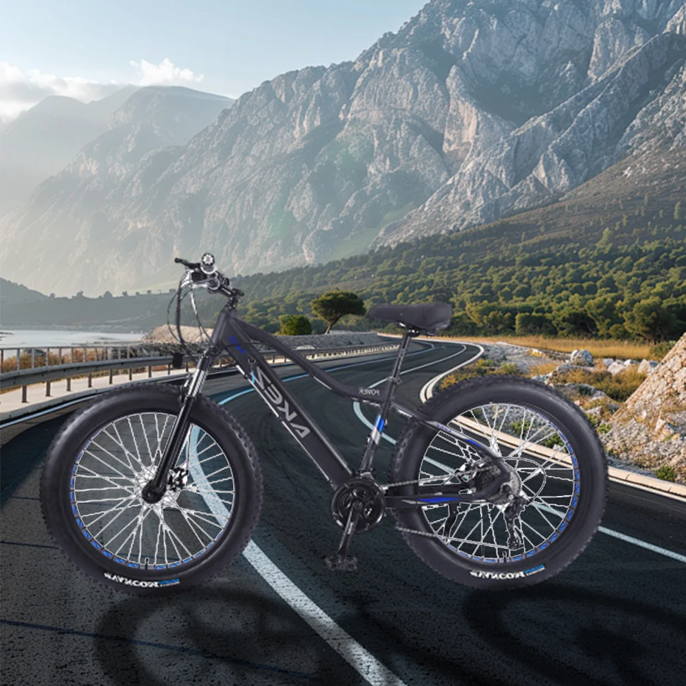 VOLTUS Cruiser Snow Motorized Bicycle Beach Electric Bike eBike 26-inch Battery - Image 3