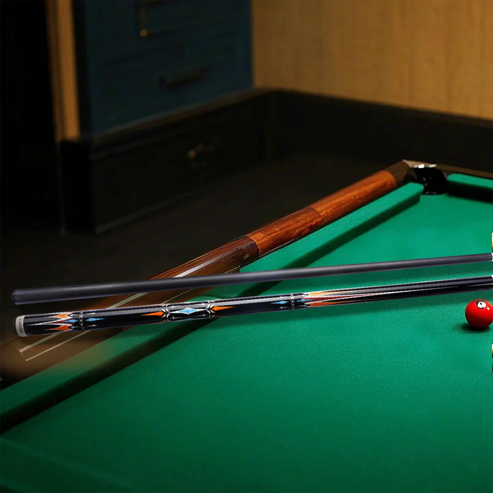 KONLLEN Premier Professional Car-27 2-Piece Carom Cue Maple Wood 18.5-20OZ Billiard Cue 147CM - Blue&Orange&Black - Image 7