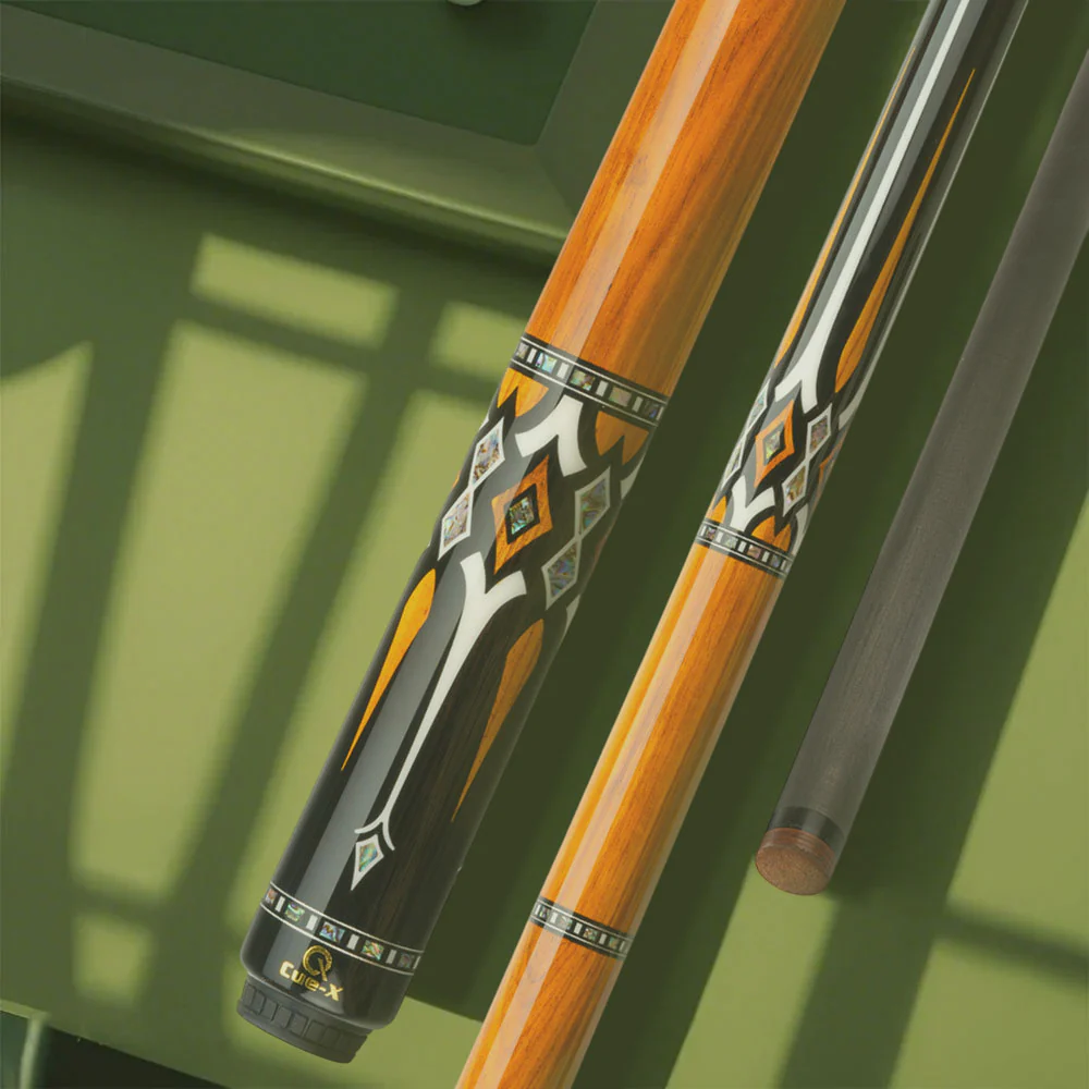 KONLLEN Premier Professional HQ-08F 2-Piece Pool Cue Ebony Wood 18.5-20OZ Billiard Cue 147CM - Brown&Black - Image 4