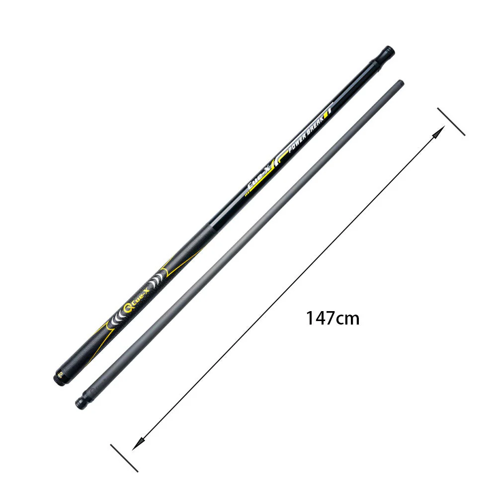 KONLLEN  Premier Professional HQ-BK 2-Piece Punch Cue Maple Wood 18.5-20OZ Billiard Cue 147CM - Yellow&Black - Image 5