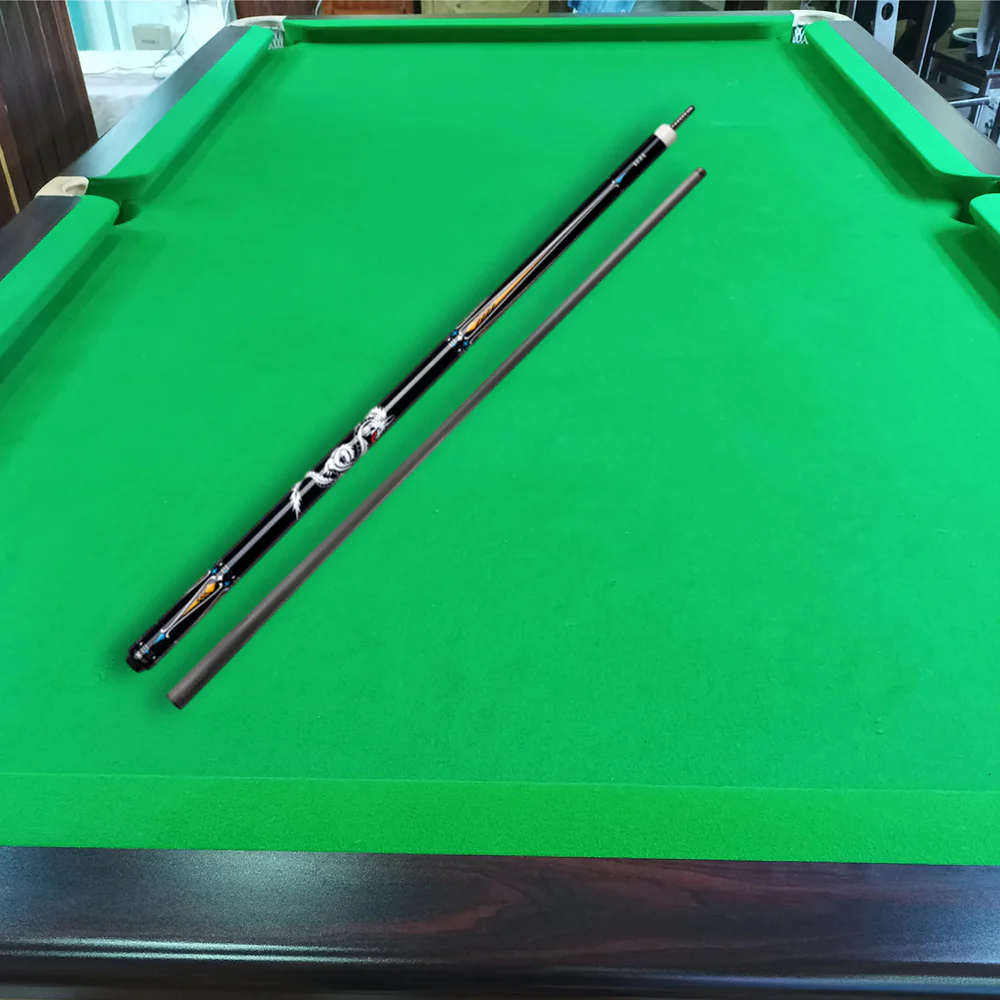 KONLLEN Premier Professional KL-10YF 18.5-20OZ 2-Piece Pool Cue Maple Wood 147CM Billiard Cue - Yellow&Black - Image 2