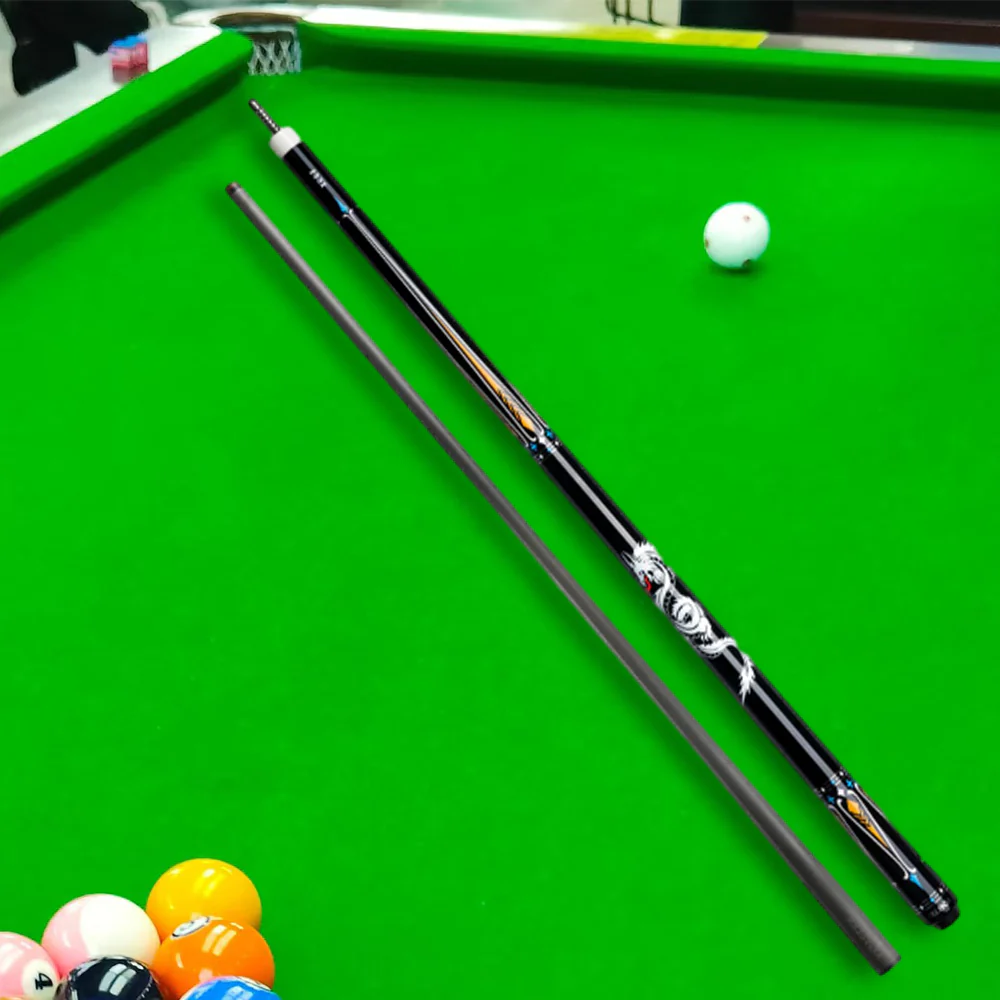KONLLEN Premier Professional KL-10YF 18.5-20OZ 2-Piece Pool Cue Maple Wood 147CM Billiard Cue - Yellow&Black - Image 3