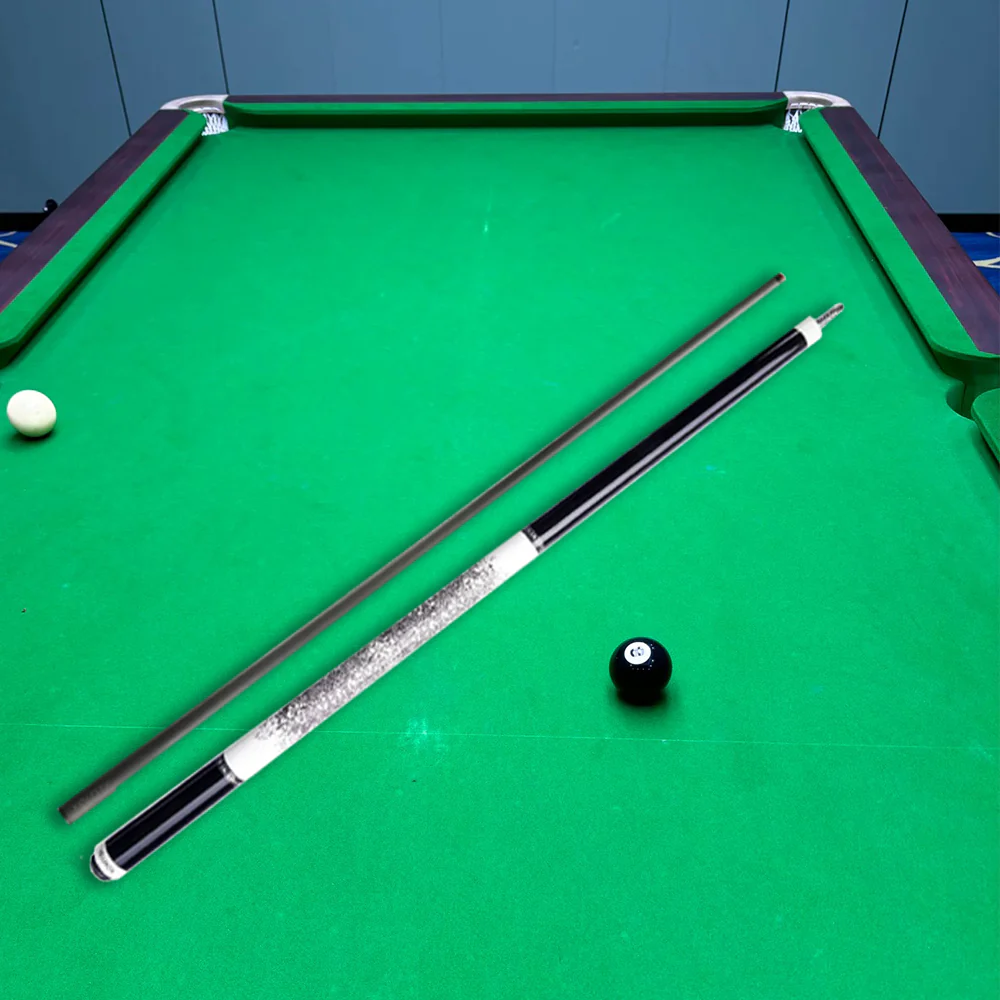 KONLLEN  Premier Professional KL-12WF 18.5-20OZ 2-Piece Pool Cue Maple Wood 147CM Billiard Cue - White&Black - Image 2
