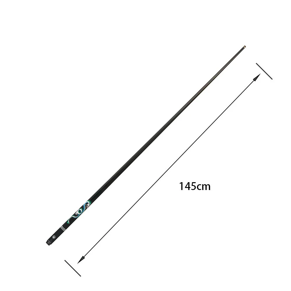 KONLLEN  Premier Professional QL One Piece Snooker Cue Maple Wood 18.5-20OZ Billiard Cue 145cm - Green&Blue&Black - Image 5