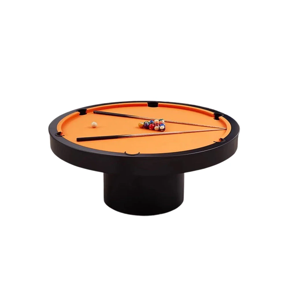 CUETIQ L042 Marble 140cm Diameter 2-IN-1 Round Billiard Table/ Office Desk - Image 17