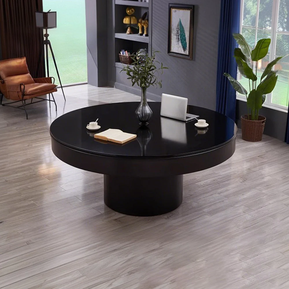 CUETIQ L042 Marble 140cm Diameter 2-IN-1 Round Billiard Table/ Office Desk - Image 18