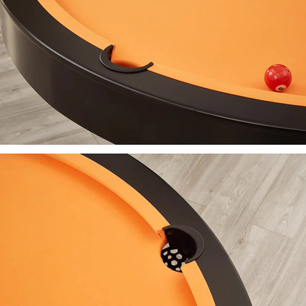 CUETIQ L042 Marble 140cm Diameter 2-IN-1 Round Billiard Table/ Office Desk - Image 20