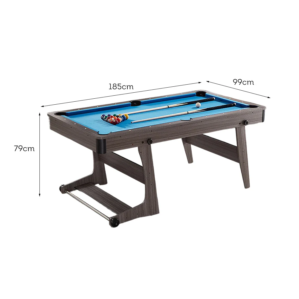 CUETIQ GTF009 6FT 3-IN-1 Billiard Table/ Ping-pong Table/ Office Desk Foldable Design - Image 38