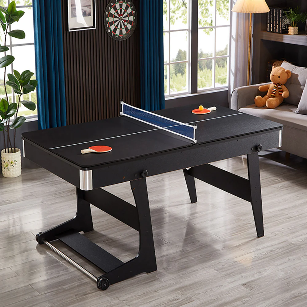 CUETIQ GTF009 6FT 3-IN-1 Billiard Table/ Ping-pong Table/ Office Desk Foldable Design - Image 41