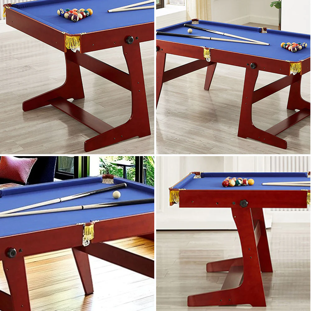 CUETIQ GTF009 6FT 3-IN-1 Billiard Table/ Ping-pong Table/ Office Desk Foldable Design - Image 71