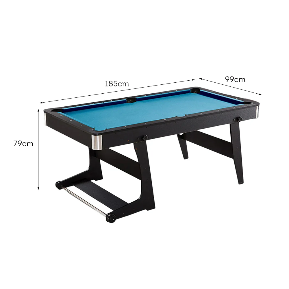 CUETIQ GTF009 6FT 3-IN-1 Billiard Table/ Ping-pong Table/ Office Desk Foldable Design - Image 73
