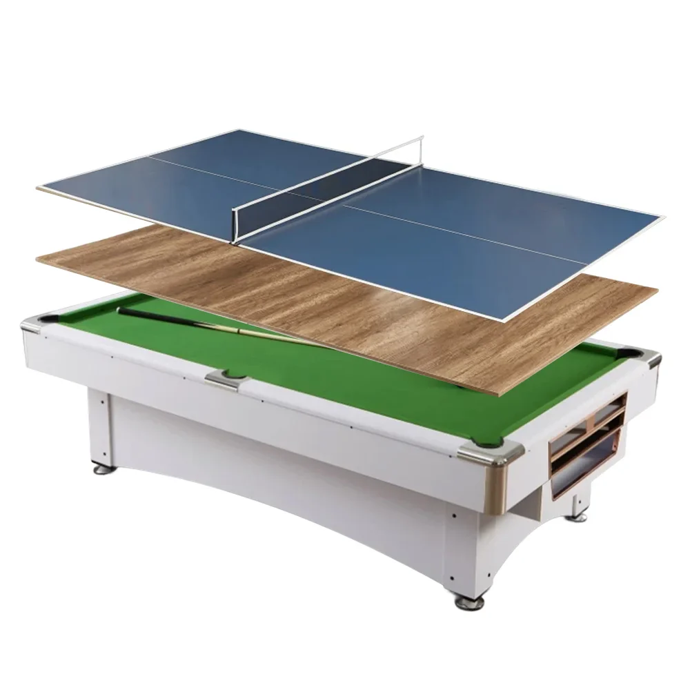 CUETIQ GTMDF004 8FT MDF 3IN1 Billiard Table / Ping-Pong Table/ Office Desk - Image 21
