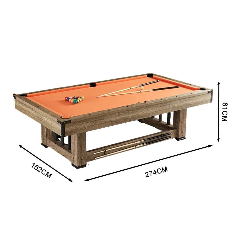 CUETIQ GTMDF012 9FT MDF 3IN1 Billiard Table / Ping-pong Table/ Office Desk - Image 5
