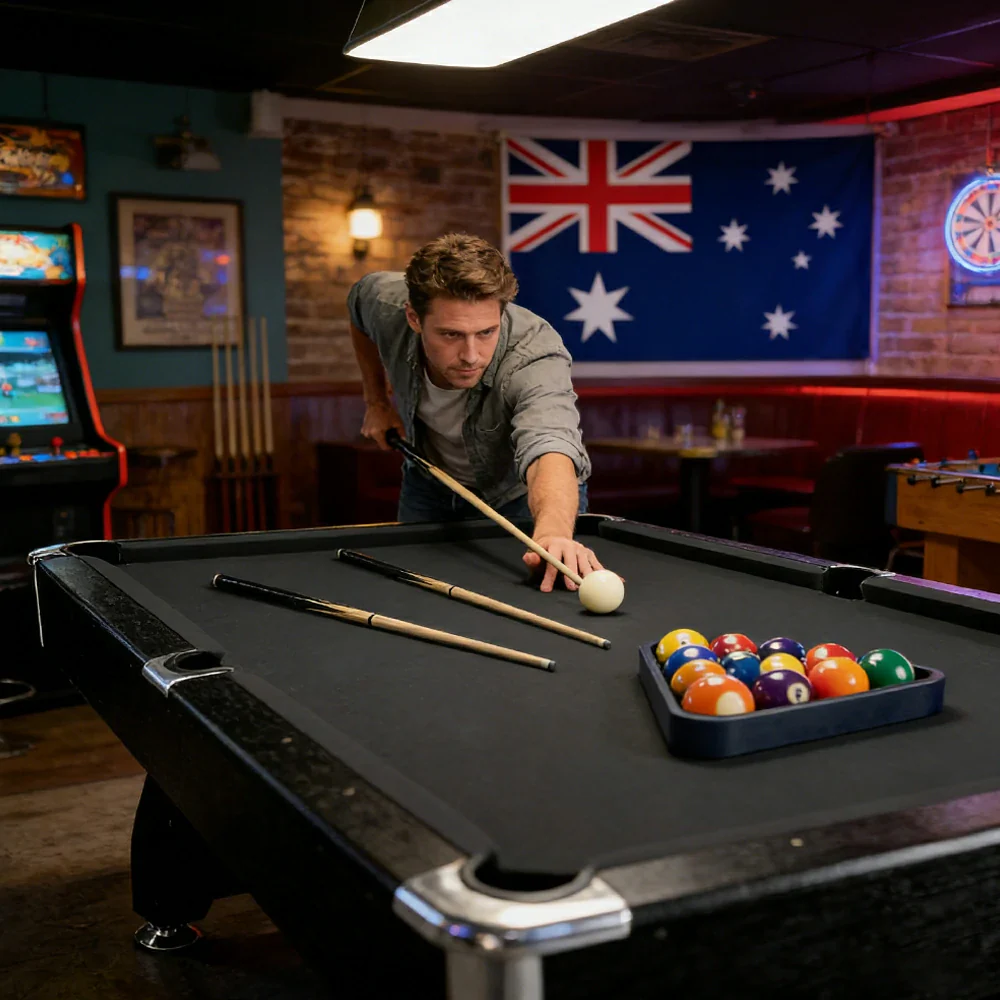 CUETIQ 7FT MDF Pool Snooker Billiard Table with Accessories Pack - Black Frame - Image 16
