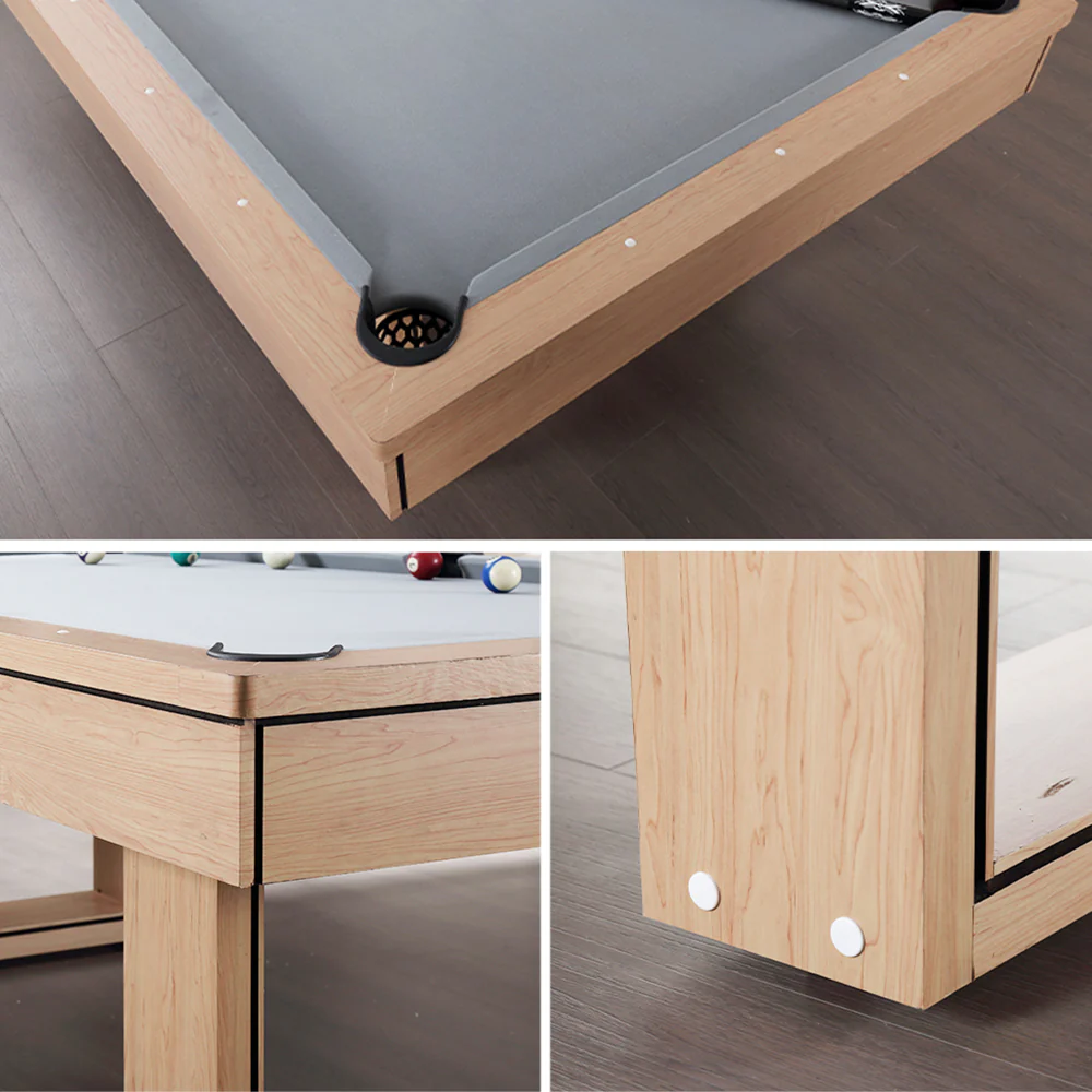CUETIQ 7FT 3-IN-1 Simple Modern Pool Table/ Billards Table/ Pingpong Table/ Dining Table With Free Accessories - Image 22