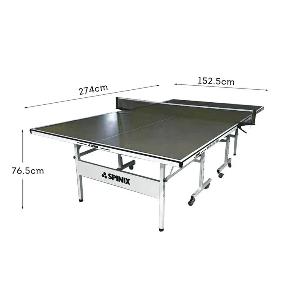 SPINIX Rollaway 13mm Indoor Black&Blue Foldable Solo Play Table Tennis Pingpong Table-Bats Balls Net - Image 16