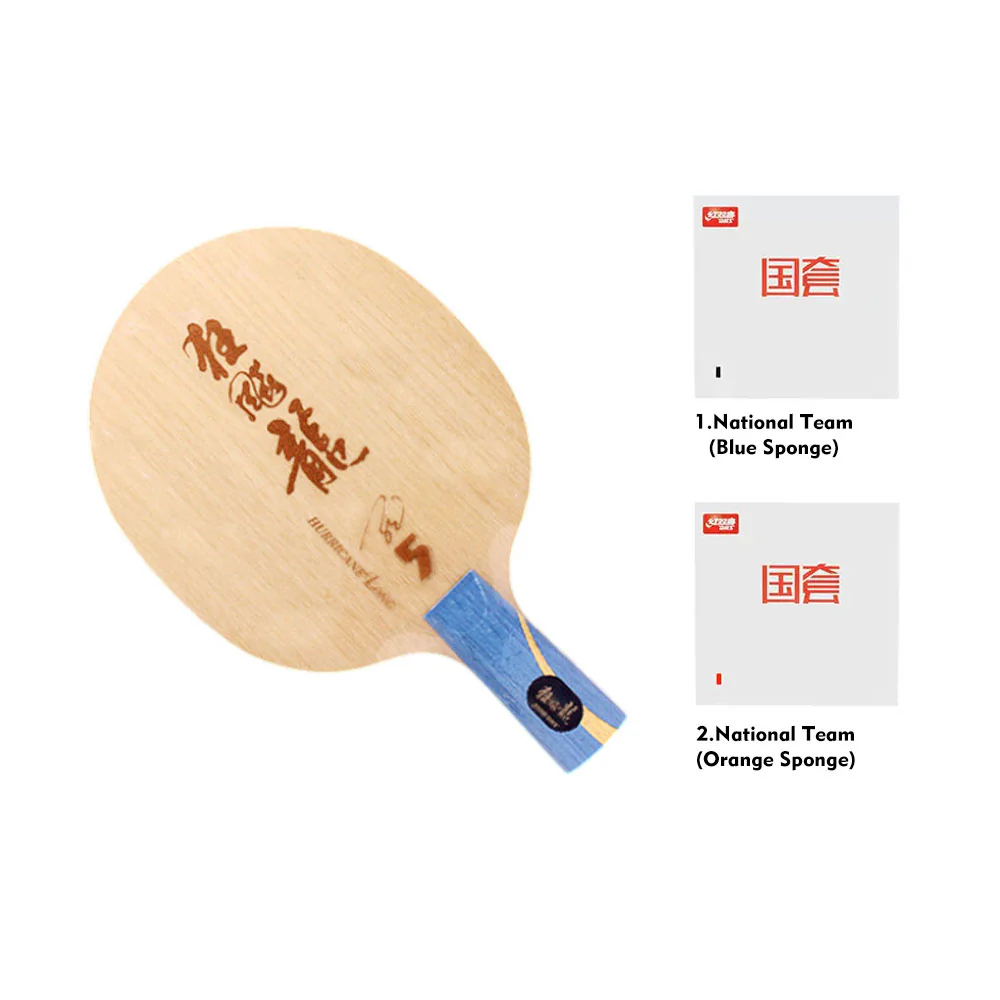 DHS L5X World Table Tennis Championships Edition Racket - Hurricane Long Blade/Rubber Set - Image 15
