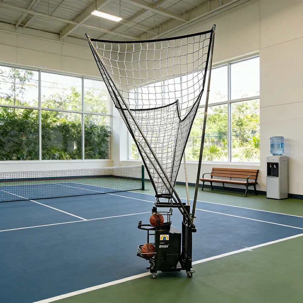 DUNK MASTER Smart Basketball Return System - Auto Ball Recovery, Reinforced Metal Frame, Clear Track for Accurate Shot Feedback - Image 2