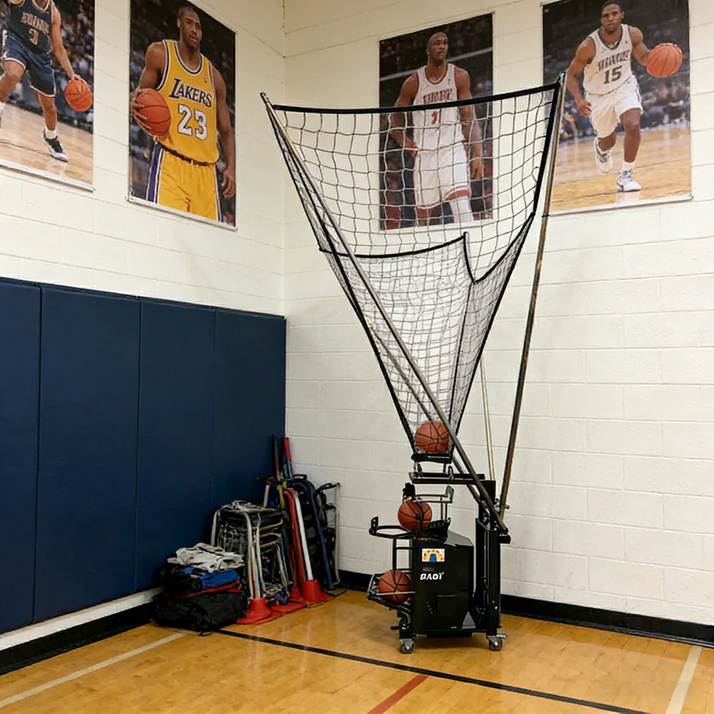 DUNK MASTER Smart Basketball Return System - Auto Ball Recovery, Reinforced Metal Frame, Clear Track for Accurate Shot Feedback - Image 4