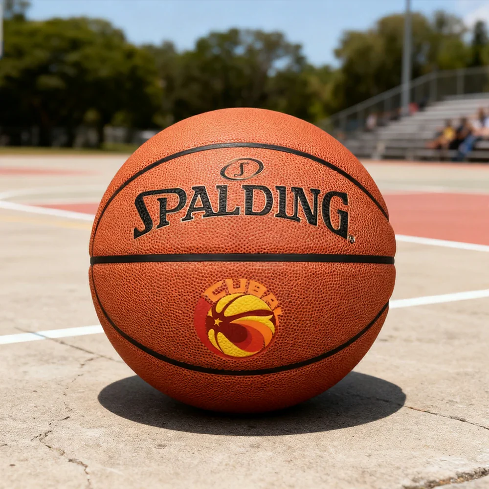 DUNK MASTER 77-567Y SPALDING Authentic Basketball 7# Dust-Resistant Foam Rubber Core Nylon Winding, Superior Grip, Quick Bounce - Image 2