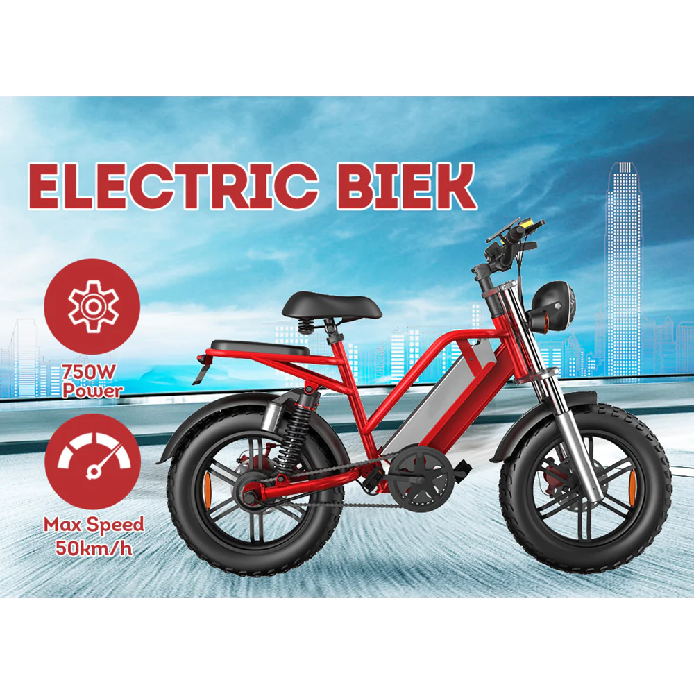 VOLTUS D70 48V 750W 20Ah 20.4 Inches Electric Bike Rekote Alarm - Image 4