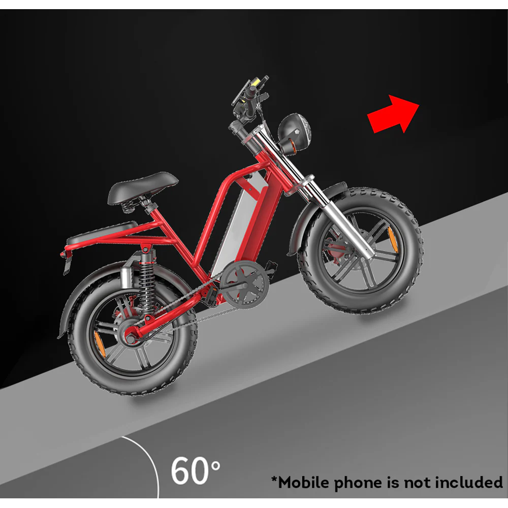 VOLTUS D70 48V 750W 20Ah 20.4 Inches Electric Bike Rekote Alarm - Image 7