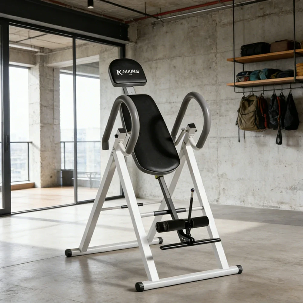 FITPRO Inversion Table Back Stretch 180 Degree Adjustable Foldable Design Home Therapy Fitness Equipment 147cm - Image 4