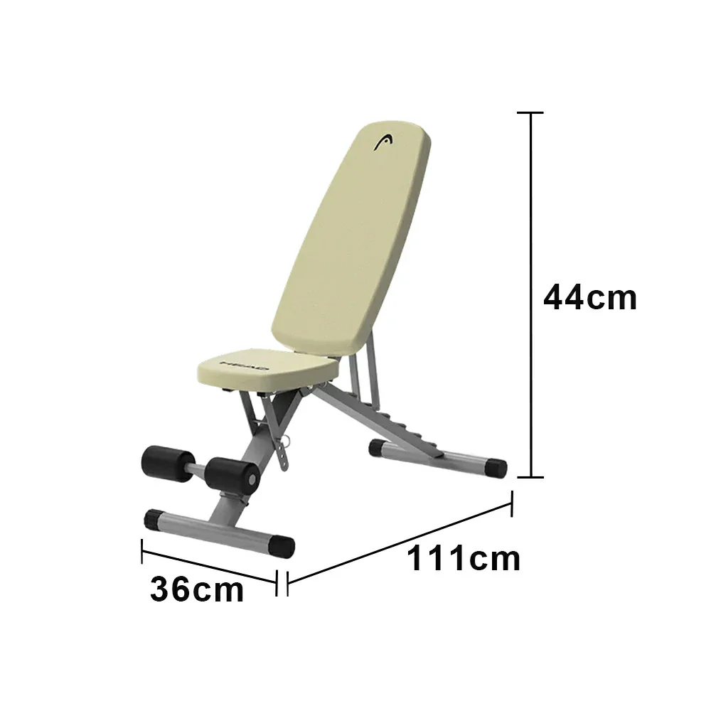 FITPRO Adjustable Weight Bench Foldable 400kg Capacity Multi Function Full Body Home Gym Training - Yellow - Image 6