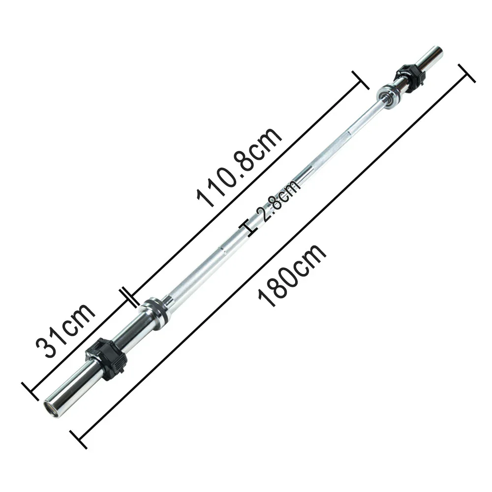 FITPRO 700LB Straight Barbell 1.8M & 2.2M - Chrome Coating, Needle Bearings, Non-Slip Grip, Heavy-Duty Strength Training - Image 9