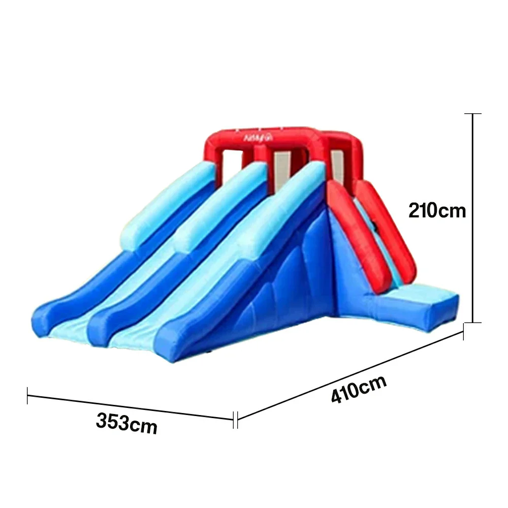 GAMEON Water Slide Inflatable Bounce Castle PVC Build with Blower - Triple Glide Style - Image 4