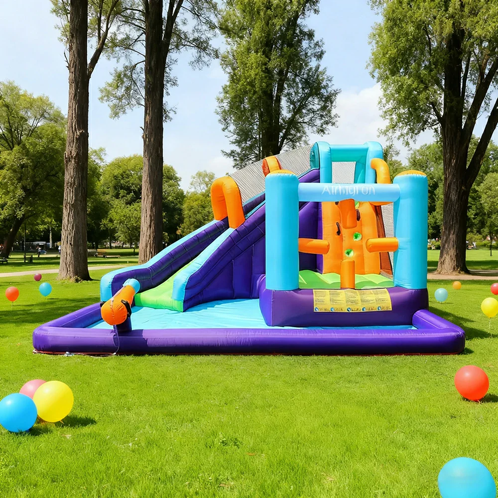 GAMEON Water Spray Inflatable Bounce Castle PVC Build with Blower - Splash Tower Style - Image 2
