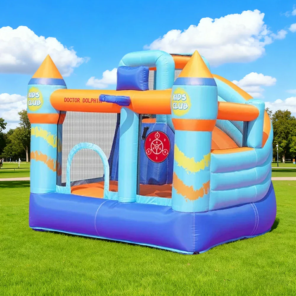 GAMEON Inflatable Bounce Castle - PVC Build with Blower, Kids Club Design, Home Use - Image 2