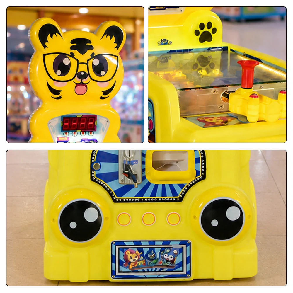 GAMEON Marble Shooting Arcade Machine - Coin Operated Kids Game with Target Shooting Challenge, Score Display & Reward System for Entertainment Venues - Yellow - Image 3