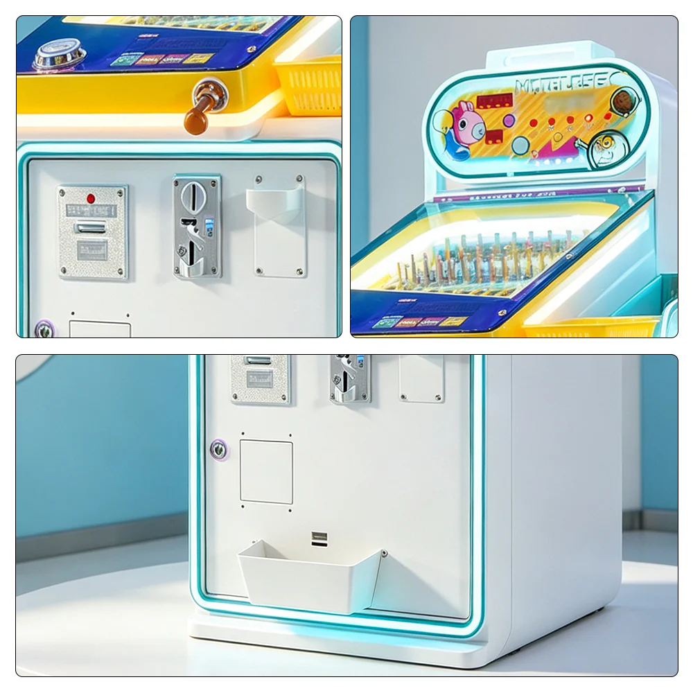 GAMEON Ticket Reward Marble Machine - Coin Operated Arcade Game with Marble Launcher, Ticket Rewards & Interactive Challenge for Kids Entertainment Venues - White - Image 3