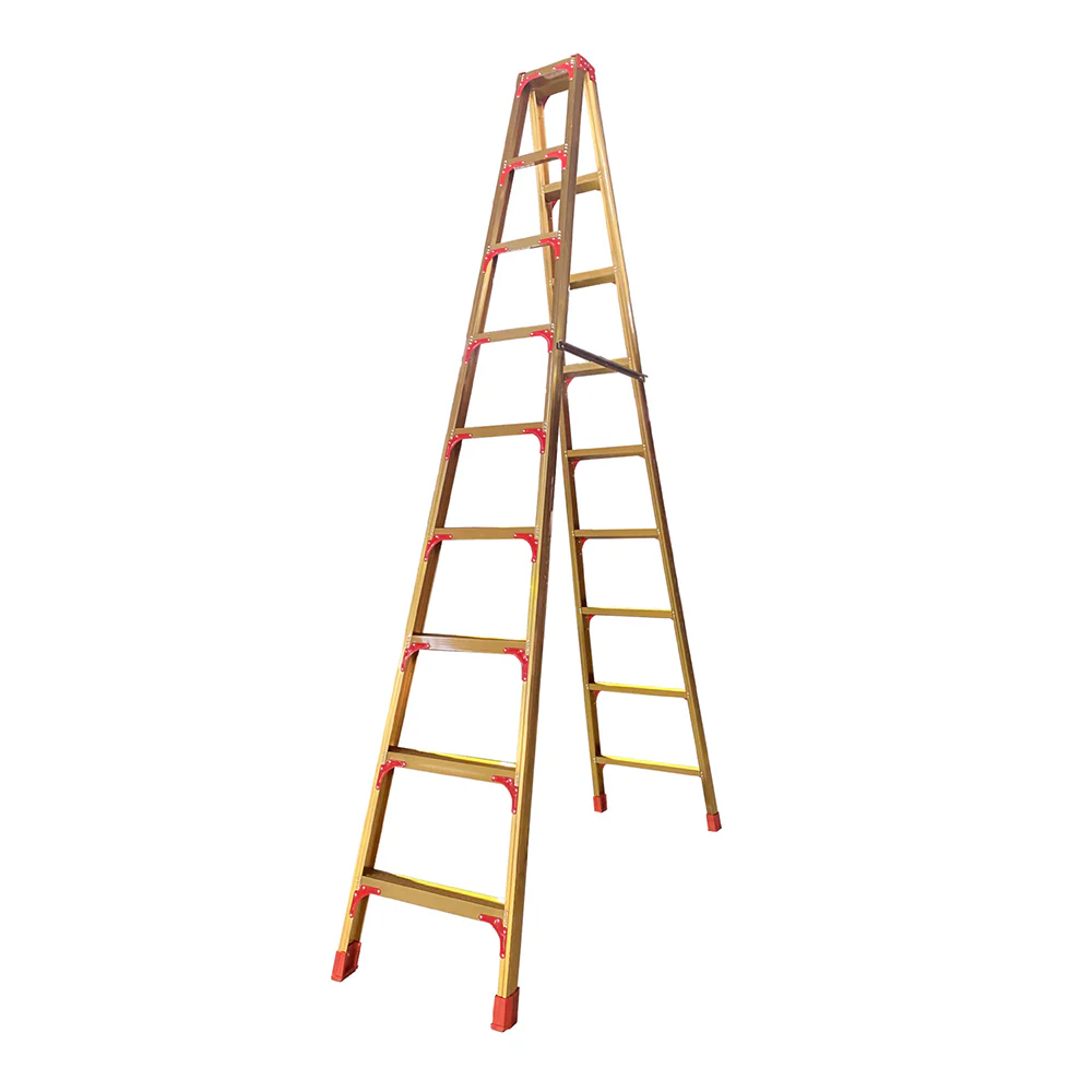 GROVIA L08 3/4/5/6/8/9/10-step Aluminum Alloy Ladder Warehouse Staircase/Household Stairs - Golden - Image 19